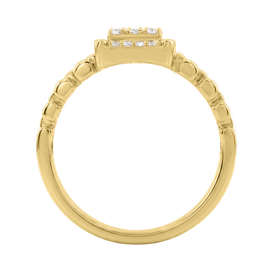 0.50Ct Round Diamond Men’S Ring In 10K Yellow Gold Luxury Men’S Jewelry