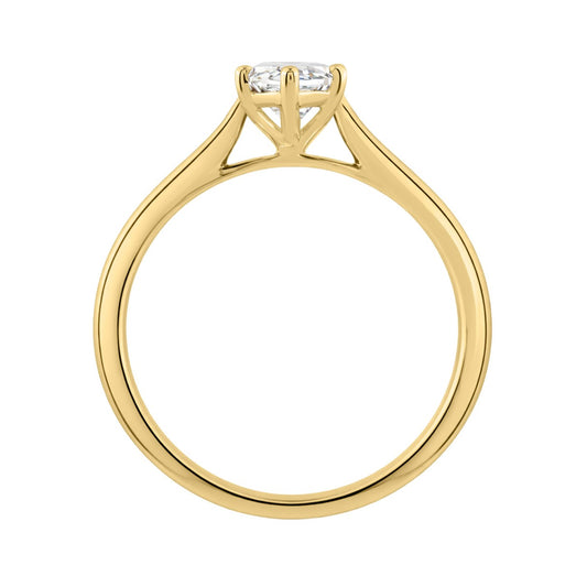 14K YELLOW GOLD 1.00CT MARQUISE DIAMOND LADIES SOLITAIRE RING (CENTER STONE MARQUISE DIAMOND 1CT