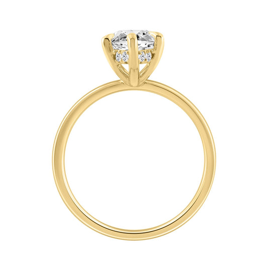 14K YELLOW GOLD 3 1/6CT MARQUISE DIAMOND LADIES RING (CENTER STONE MARQUISE DIAMOND 3.00CT)