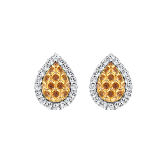 LADIES RING 0.20CT ROUND DIAMOND 10K YELLOW GOLD