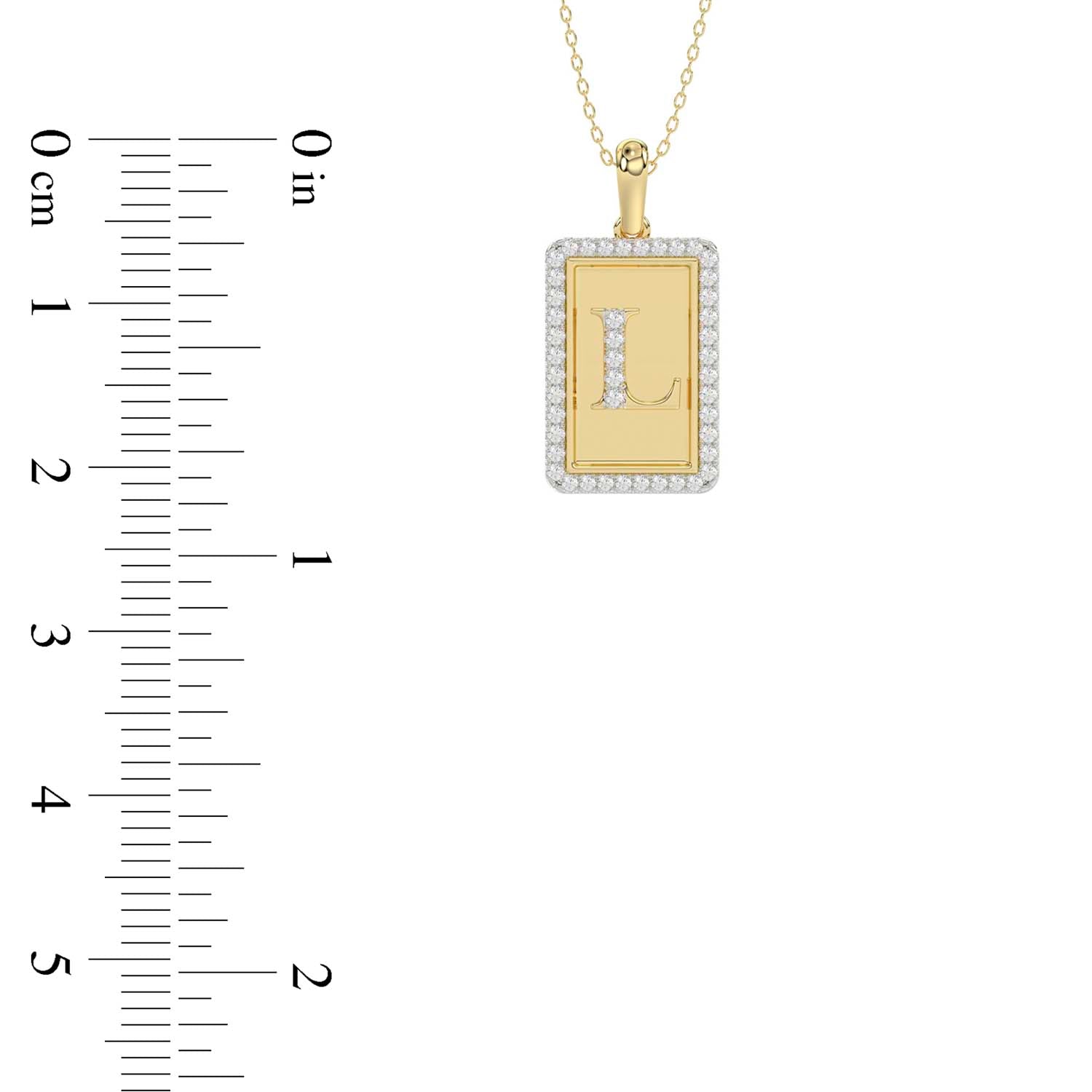 LADIES PENDANT 0.20CT ROUND DIAMOND 10K YELLOW GOLD
