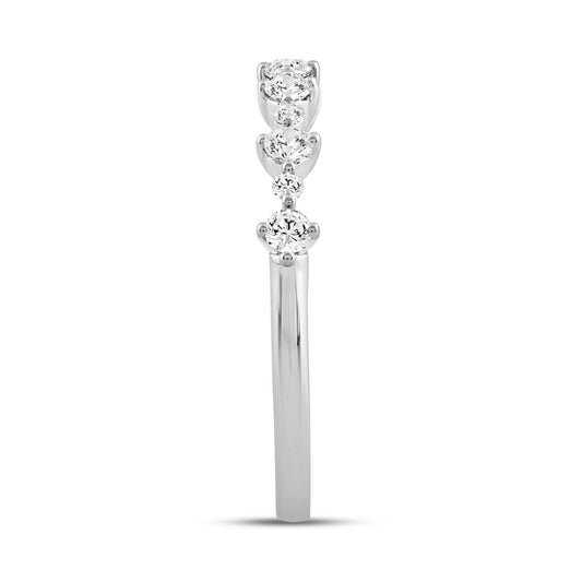 14K WHITE GOLD 1 1/2CT ROUND DIAMOND BRIDAL SET (CENTER STONE PRINCESS DIAMOND 1CT)