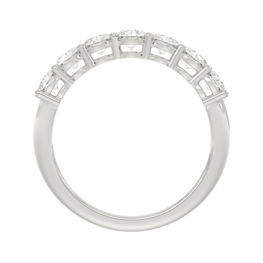 14K WHITE GOLD 1 1/2CT ROUND DIAMOND LADIES BAND
