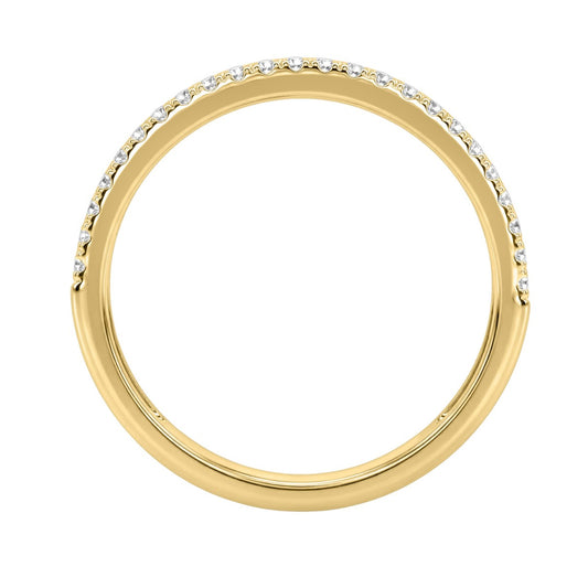 Elegant 14K Yellow Gold 1.00Ct Round Diamond Band Women Classic Band Jewelry (Color F-G -Clarity Vs1/Vs2)
